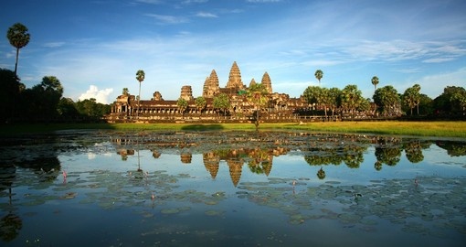Angkor Wat Temple near Siem Reap is a must inclusion on all Cambodia tours.