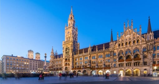 Continue your trip to Germany with a stop in Munich and visit to Marienplatz