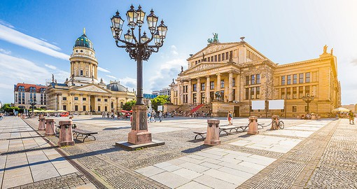 Home to three of Berlin's iconic buildings,  Gendarmenmarkt Square was built in the 17th century