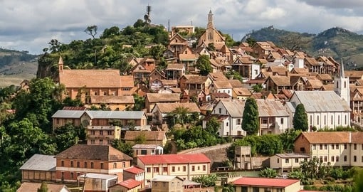 The old town of Fianarantsoa