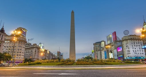 Erected in 1936, The Obelisco is an icon of Buenos Aires
