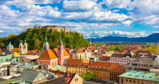 Ljubljana Castle has stood on a hill above the city for 900 years