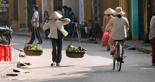 Life of vietnamese vendor