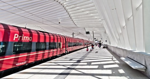 Italo - Mediopadana Station in Reggio Emilia, Italy