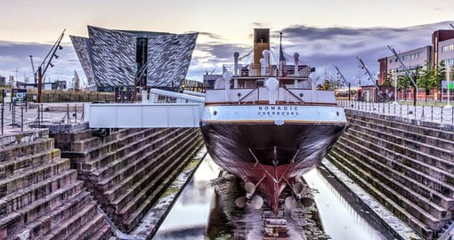 Built on the site of the former Harland & Wolff shipyard, The Titanic Experience opened in 2012