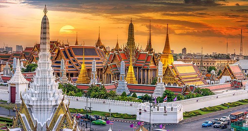 Home to the King of Thailand, The Grand Palace is at the heart of  Bangkok