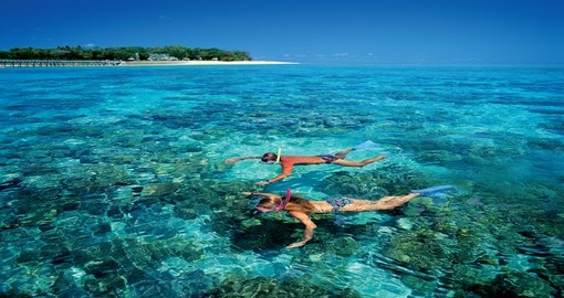 Snorkelling off the Green Islands