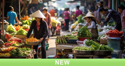 Explore the food markets of Vietnam and Cambodia