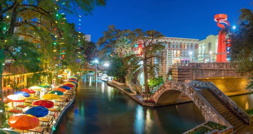 The San Antonio River Walk is the most visited attraction in Texas
