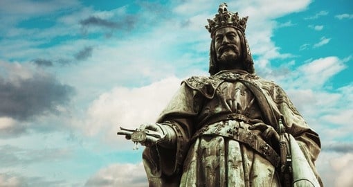 Statue of Charles V in Prague