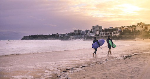 Enjoy active Adventure with the Bondi Surf Experience on Bondi Beach, Sydney's most iconic beach