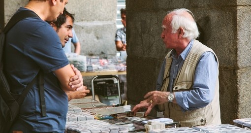 Collectible Market of Stamps and Coins in Plaza Mayor