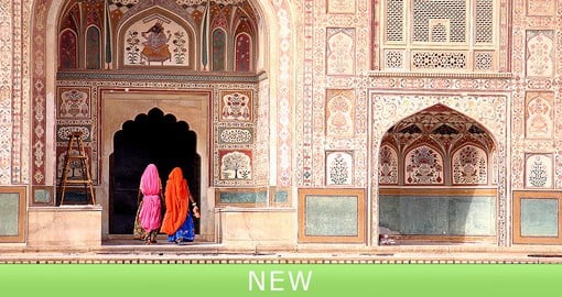 Visit the Amer Fort, one of India's magnificent palaces