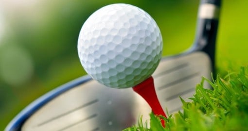Teeing off - make sure avid golfers take time to include a round of golf when booking their Australia vacations.
