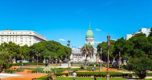 This neoclassical building is home to the two houses of the Argentine legislature