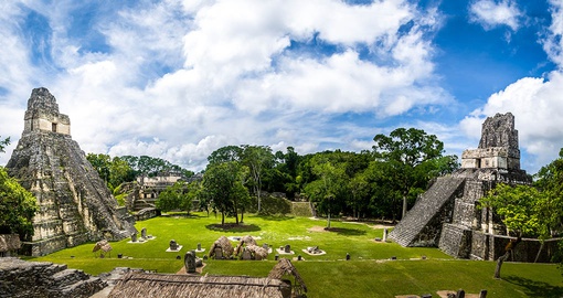 Marvel at the ancient Mayan ruins in Tikal Nation al Park on your Guatemala Vacation