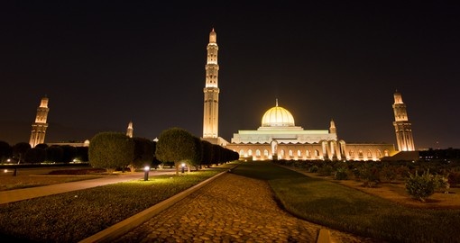 Sultan Qaboos Grand Mosque is a popular inclusion on many Oman tours.
