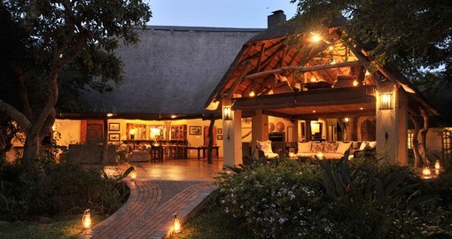 Explore all the amenities of the game lodge during your next South Africa safari.