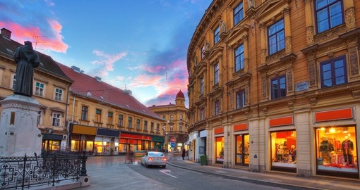 Shopping Street in Zagreb