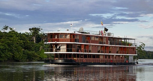 Cruise the Amazon on the luxurious Manatee Amazon on your Ecuador Vacation