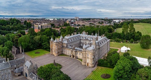 The Palace of Holyroodhouse in Edinburgh is the official residence of His Majesty The King in Scotland