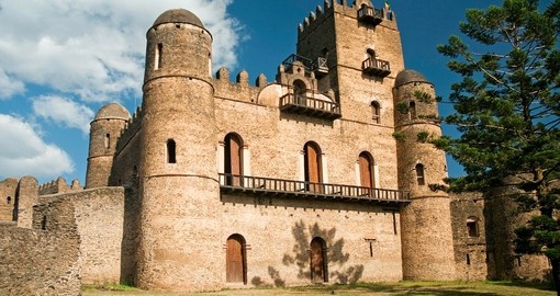 Royal Ethiopian Kings castle in Gondar