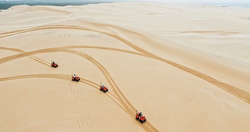 Have a walk on the beautiful sand dunes during your next trip to Australia.