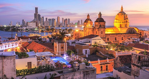 Founded in the 16th century, Cartagena's walled Old Town is a UNESCO World Heritage Site.