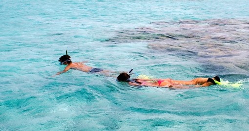 Snorkeling in Aitutaki Lagoon