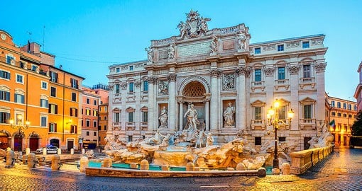 Toss a coin in the Trevi Fountain to ensure a future return to Rome