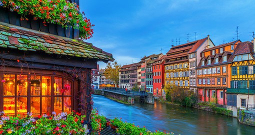 Admire the unique architecture present in Alsace