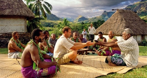 Make friends in Fiji during your vacation.