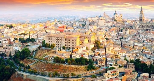 Visit Toledo, the original capital of Spain during your Spain tour.