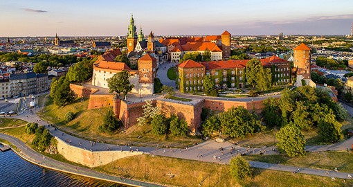 Dating from the 16th Century, Wawel Castle in Krakow is now a museum