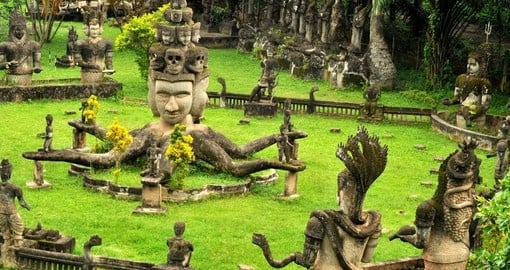 Buddha Park is a popular place to visit while on your Laos tour.