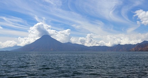 Lake Atitlan in western Guatemala