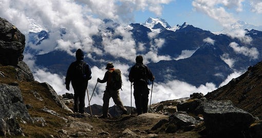 Trek in the andes on your Peru vacation
