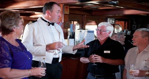 Captains Cocktail Hour on the Murray Princess