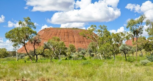 Discover the Olgas in Australia's desert on your Trips to Australia