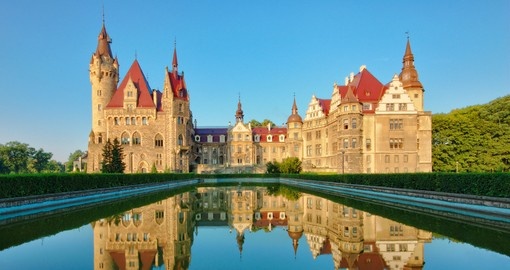 Moszna Castle is always a popular inclusion on Poland tours.