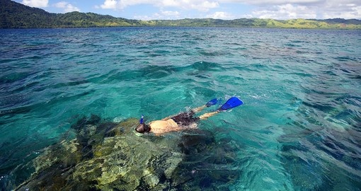 Snorkelling at Koro Sun, Savusavu, Fiji