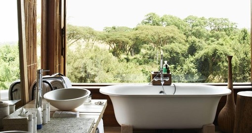 Enjoy all the amenities of the hotels and lodges during your next Tanzania safari.