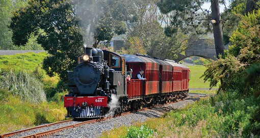 Enjoy a ride on the Glenbrook Steam Train