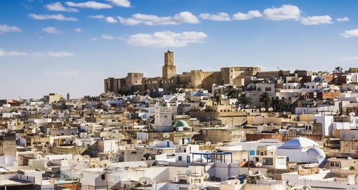 Medina and the castle Kasbah of Tunisia