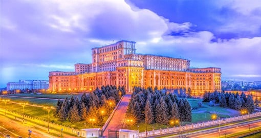 The world's second-largest administrative building, The Palace of the Parliament was Nicolae Ceausescu's most infamous creation