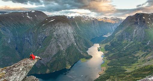 Experience magical aerial view of Norwegian Fjord during your next trip to Norway.