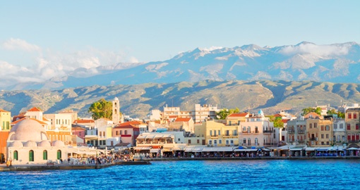 Venetian Bay of Chania, Crete, Greece