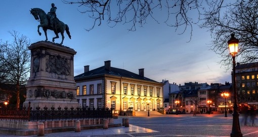 Place Guillaume II is always a popular inclusion on Luxembourg City tours.
