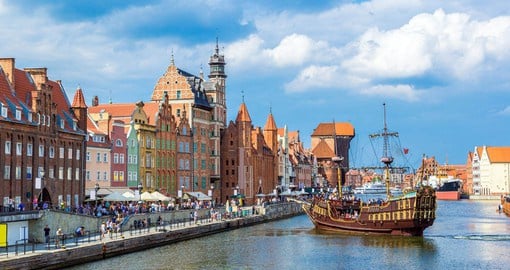 With a tradition spanning over 1,000 years, Gdansk is Poland’s maritime capital and one of the largest ports on the Baltic