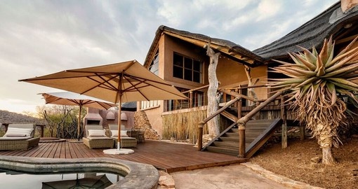 You will stay at the Impodimo Game Lodge during your South Africa vacation.